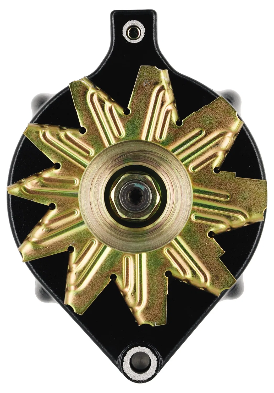 8-57140 – POWERMASTER Alternator/ Generator, Ford Upgrade Style 6 Groove Serpentine 150 Amp 12 Volt One Wire Black